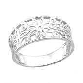 Inel din argint cu flori model DiAmanti DIA36760